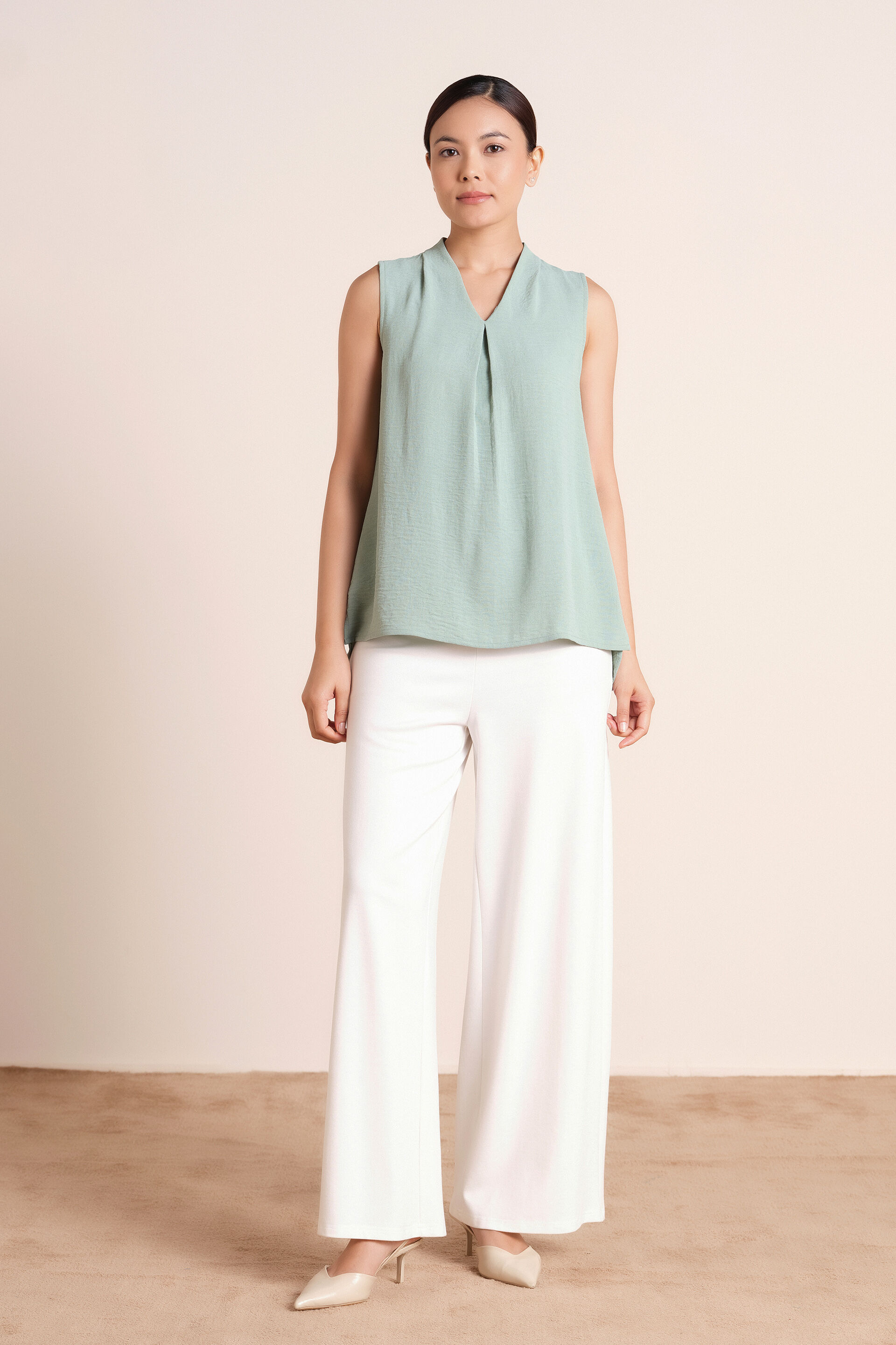Elodie Sage Top, Sage Green, image 5